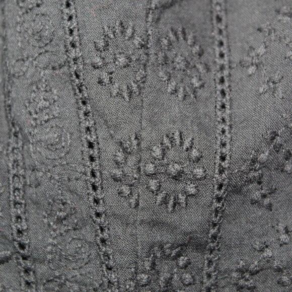 American Flirt Cropped Corset Top Ruffle Sleeve Whimsy Goth Cottagecore Romantic - Picture 6 of 9